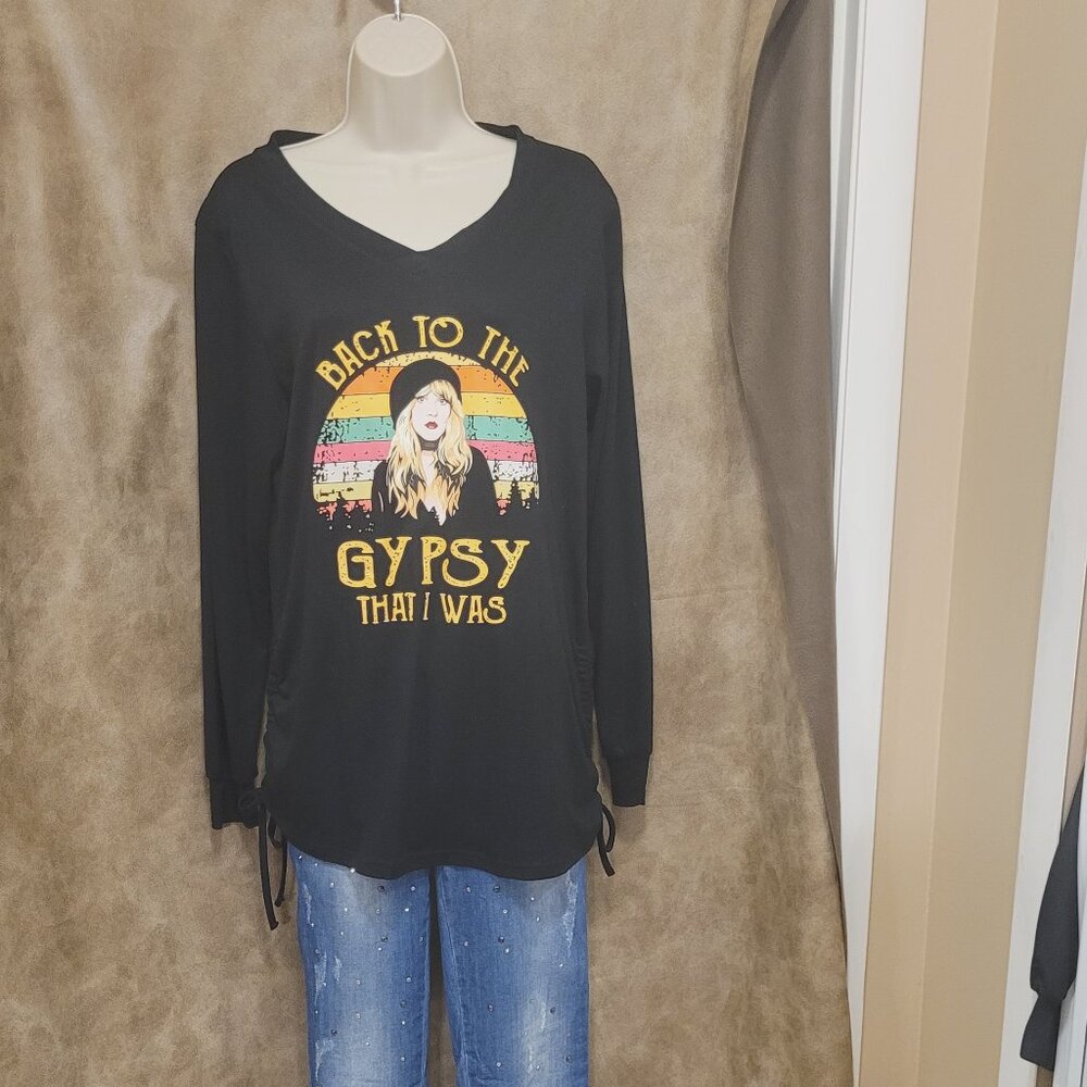 Stevie Nicks long sweatshirt
